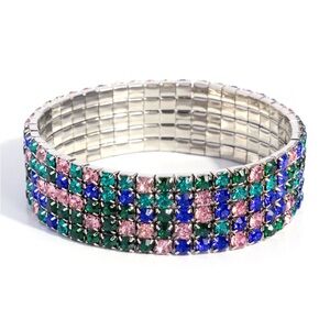 Elegant Multicolor Crystal Bracelet